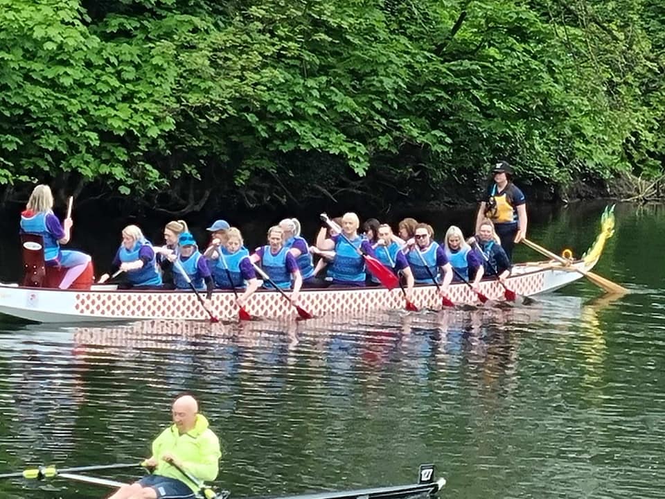 FIITFAM Group at the dragon boat race